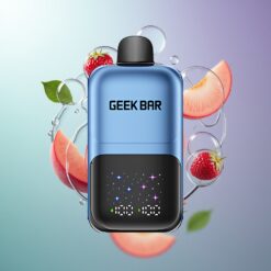 Eesti Hulgimüüjad GEEK BAR 2GO 50000 Sõõmu Virsik & Marjad Suur Ekraan Kahekordne Paak