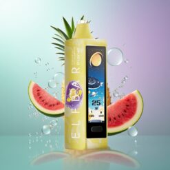 Eesti Hulgimüüjad Elf Bar Planet 25000 Suutekestvus + 5% Nikotiini Ananass-Arbuus Laaditav 800mAh Mesh