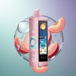 Eesti Hulgimüüjad Elf Bar Planet 25000 suutäit Virsik Mesh ja 800mAh