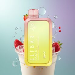 Eesti Hulgimüüjad Elf Bar Raya D1 13000 Puffs 18ml Mango Maasikajäätis