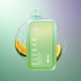 Eesti Hulgimüüjad Elf Bar Raya D1 13000 Suutmist Roheline Mango Laadimisvõimalusega